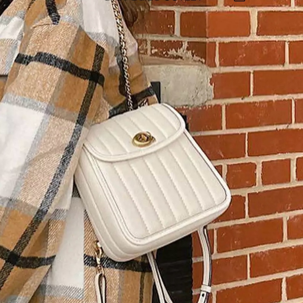 Coach Madison 18 Quilted Leather Convertible Backpack - Picture 6 of 16